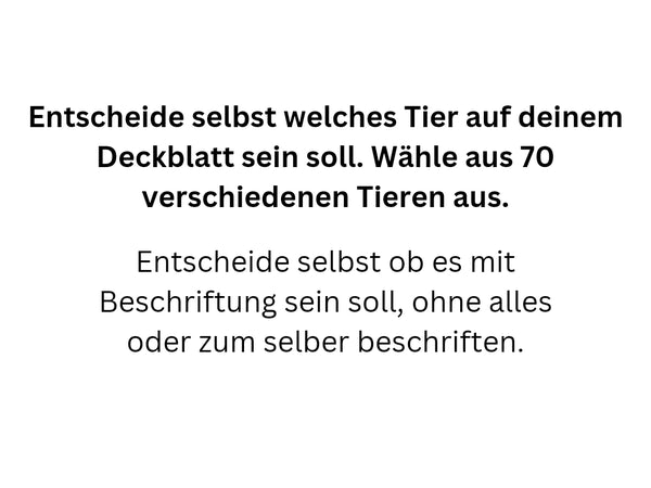 Deckblatt Sommer/ Umschlagmethode/ A6